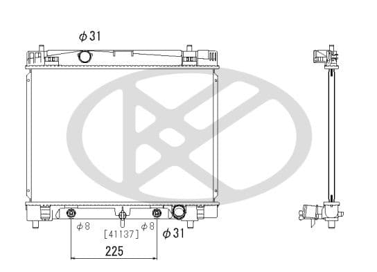 pl011953 Koyorad Радіатор охолодження двигуна