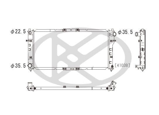 pl062718 Koyorad Радіатор охолодження двигуна