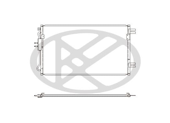 cd330636 Koyorad Радіатор кондиціонера для Chrysler Voyager