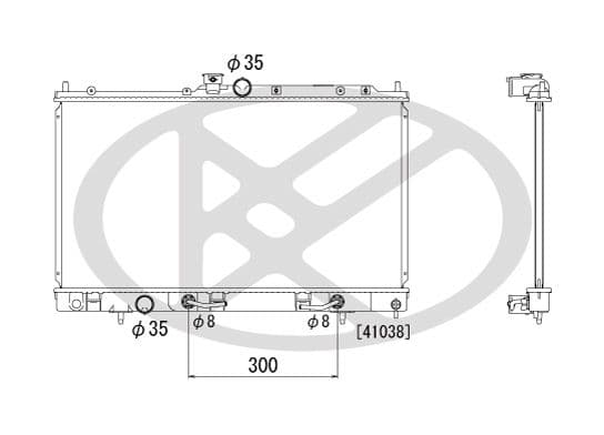pl031320 Koyorad Радіатор охолодження двигуна для Mitsubishi Lancer