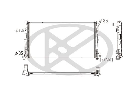 pl332631 Koyorad Радіатор охолодження двигуна для Chrysler Voyager