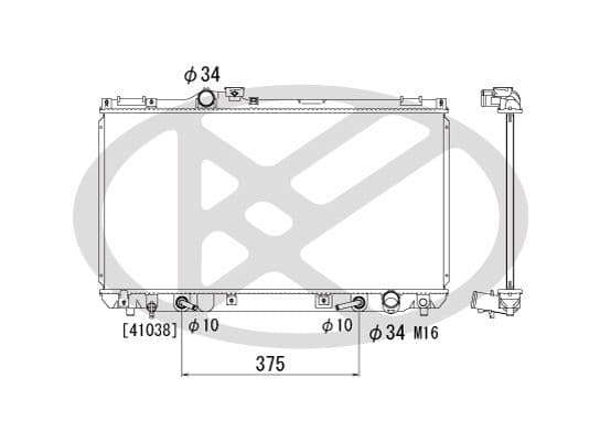 pl010692 Koyorad Радіатор охолодження двигуна для Lexus IS