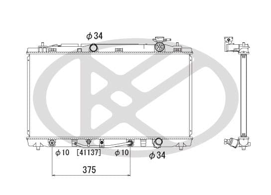 pl011982 Koyorad Радиатор охлаждения двигателя