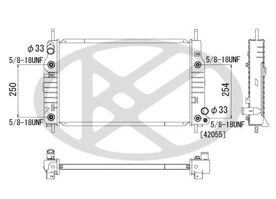 pl322159 Koyorad Радіатор охолодження двигуна