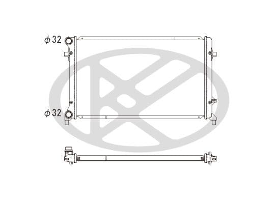 pl452657 Koyorad Радіатор охолодження двигуна