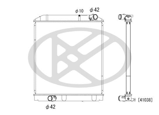 pl013021a Koyorad Радиатор охлаждения двигателя для Toyota Dyna
