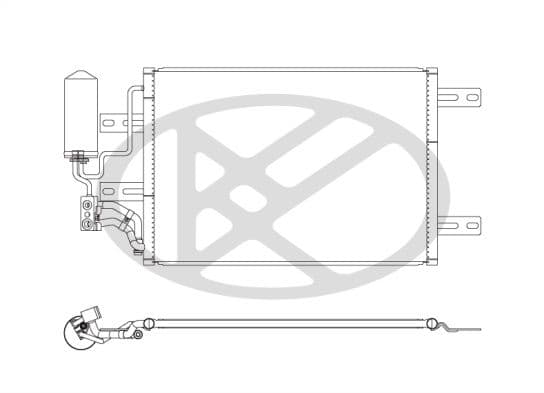 cd460645 Koyorad Радіатор кондиціонера для Opel Meriva