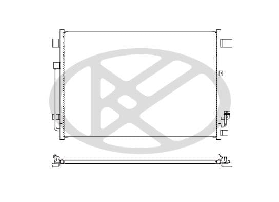 cd020414 Koyorad Радиатор кондиционера