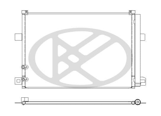 cd450852m Koyorad Радіатор кондиціонера для Volkswagen Amarok