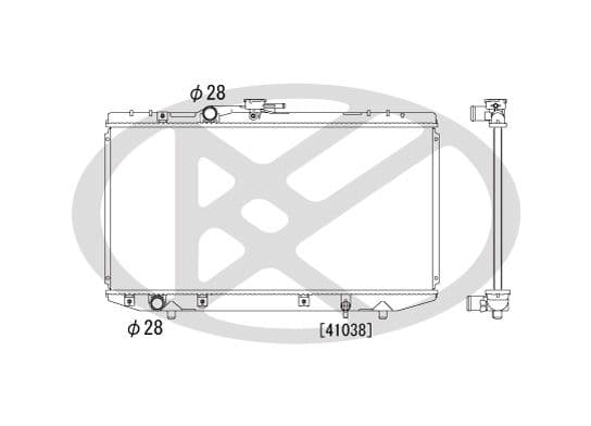 pl010269t Koyorad Радіатор охолодження двигуна для Toyota Starlet
