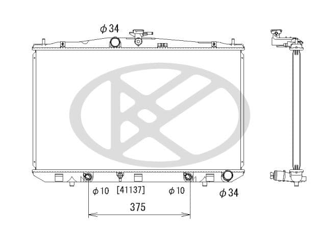 pl012282 Koyorad Радіатор охолодження двигуна