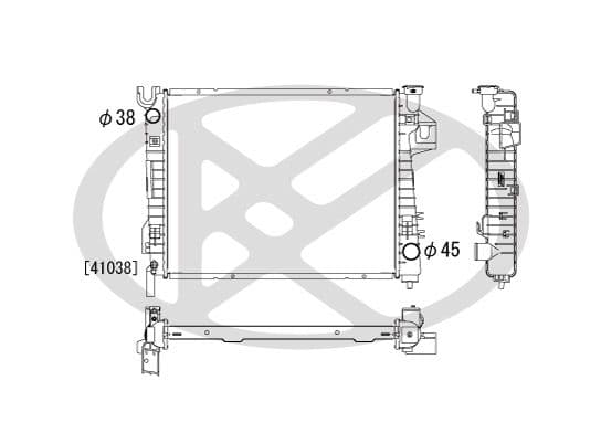 pl331728 Koyorad Радиатор охлаждения двигателя для Dodge Ram