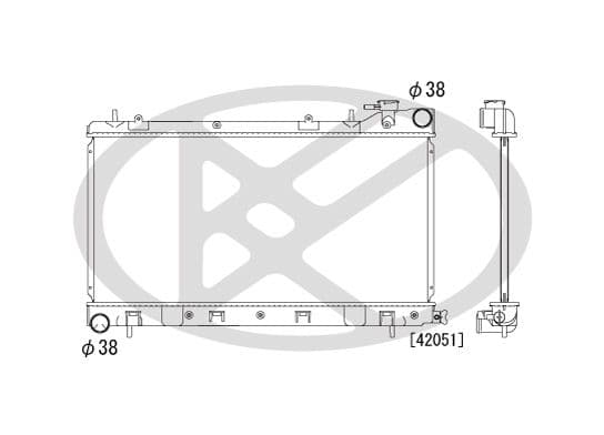 pl091163 Koyorad Радиатор охлаждения двигателя