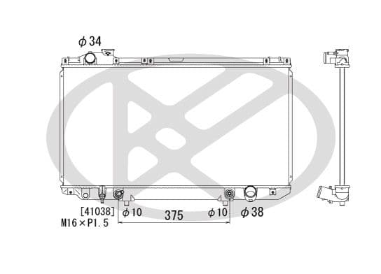 pl010334t Koyorad Радиатор охлаждения двигателя