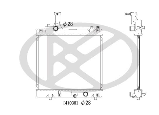 pl102469r Koyorad Радіатор охолодження двигуна