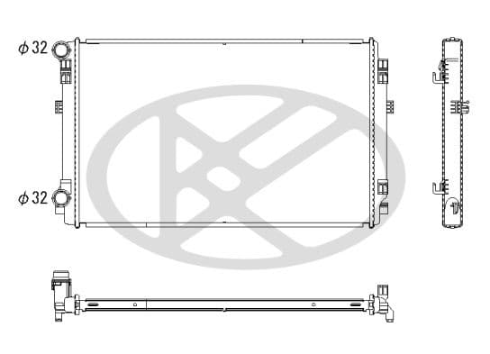 pl453116 Koyorad Радиатор охлаждения двигателя