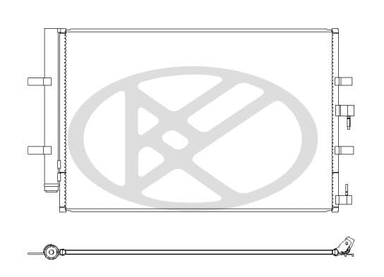 cd320908 Koyorad Радиатор кондиционера