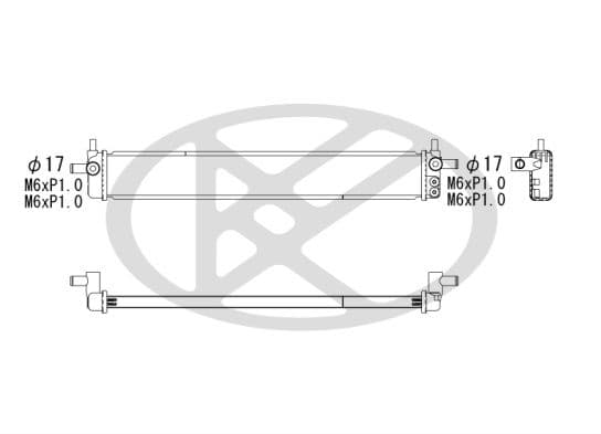 pl012888 Koyorad Радиатор охлаждения двигателя для Lexus CT