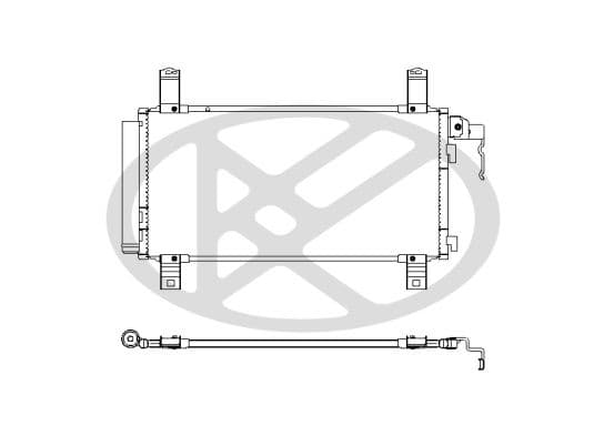 cd060288m Koyorad Радиатор кондиционера для Mazda 6