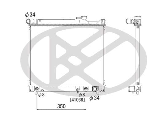 pl101338 Koyorad Радіатор охолодження двигуна