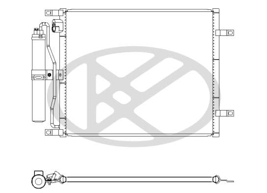 cd021014 Koyorad Радіатор кондиціонера