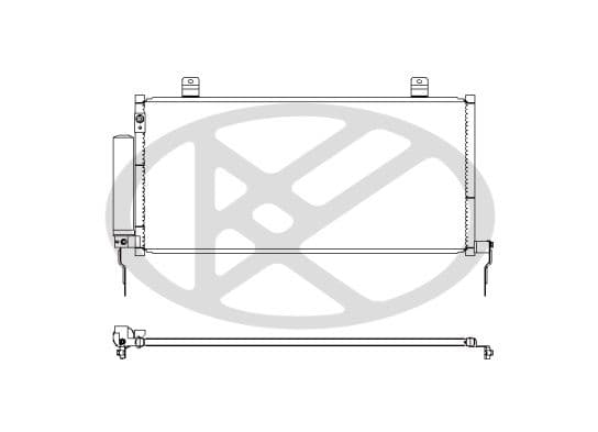 cd030528 Koyorad Радіатор кондиціонера для Mitsubishi Galant