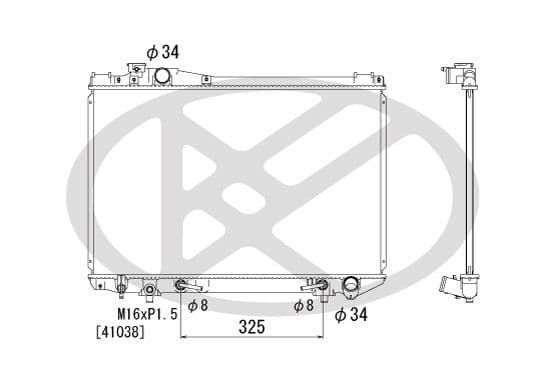 pl010333t Koyorad Радіатор охолодження двигуна для Toyota Crown