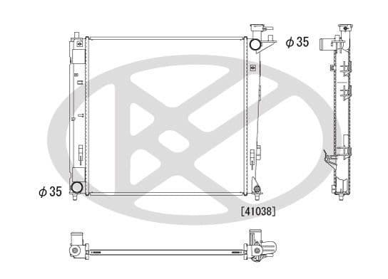 pl812557 Koyorad Радіатор охолодження двигуна
