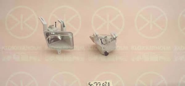 50770284 Klokkerholm Передняя противотуманная фара для Opel Vectra