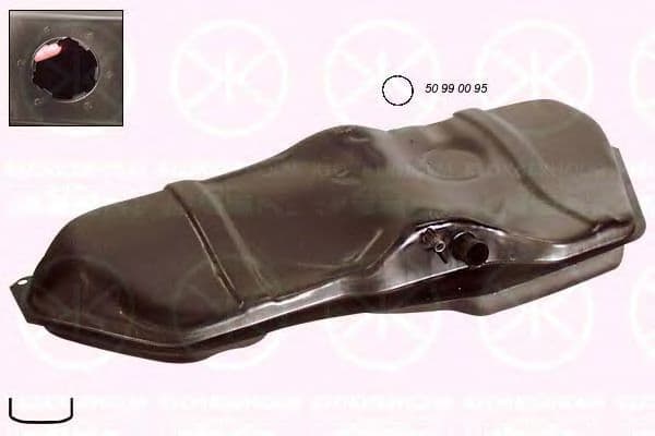 5049009 Klokkerholm Паливний бак