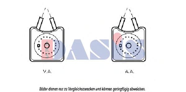 046000N Aks Dasis Масляный радиатор двигателя