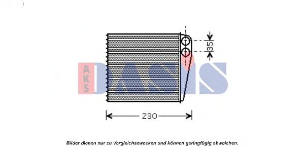 049007N Aks Dasis Радіатор пічки