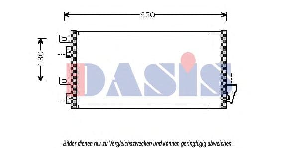 052006N Aks Dasis Радіатор кондиціонера для MINI Cooper
