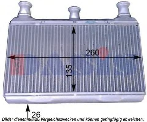 059008N Aks Dasis Радіатор пічки