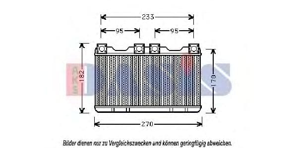 059180N Aks Dasis Радиатор печки для BMW 7 Series