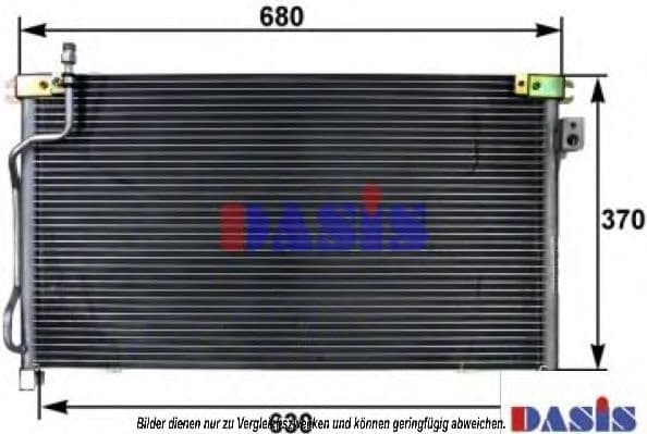 072007N Aks Dasis Радиатор кондиционера