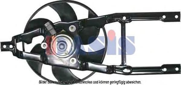 088052N Aks Dasis Вентилятор системи охолодження двигуна для Fiat Cinquecento
