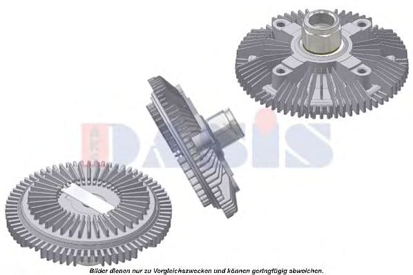 098017N Aks Dasis Віскомуфта вентилятора