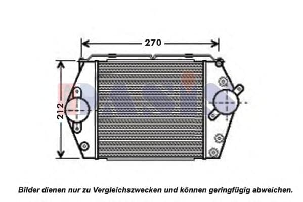 117002N Aks Dasis Интеркулер