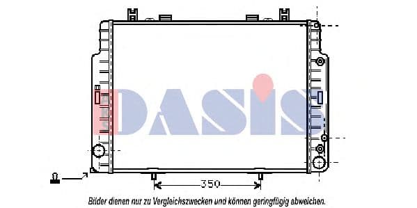 120220N Aks Dasis Радіатор охолодження двигуна