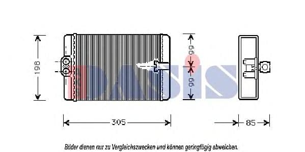 129330N Aks Dasis Радіатор пічки