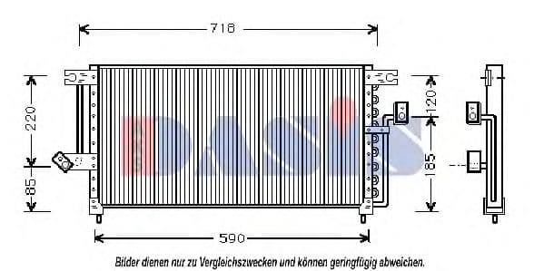 142040N Aks Dasis Радиатор кондиционера