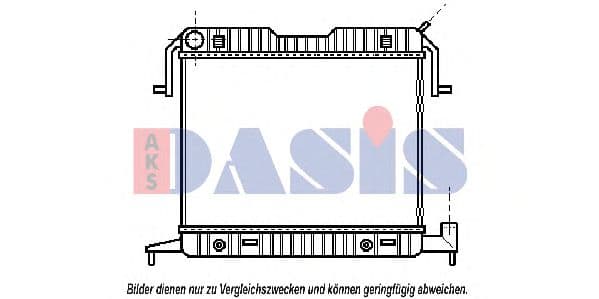 150400N Aks Dasis Радиатор охлаждения двигателя для Opel Omega