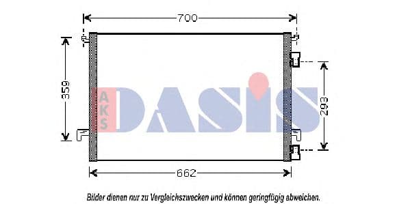 152011N Aks Dasis Радіатор кондиціонера