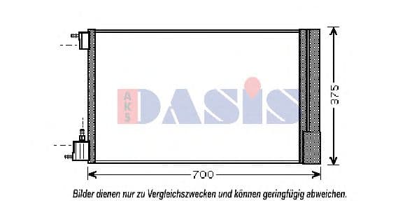 152039N Aks Dasis Радіатор кондиціонера