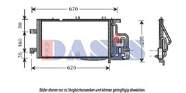 152710N Aks Dasis Радіатор кондиціонера