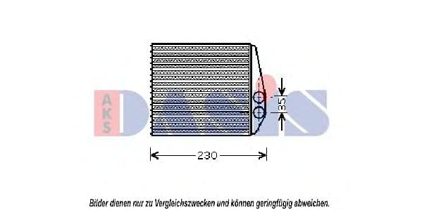 156003N Aks Dasis Радіатор пічки