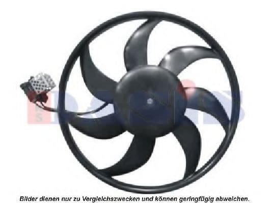 158078N Aks Dasis Вентилятор системи охолодження двигуна для Opel Corsa