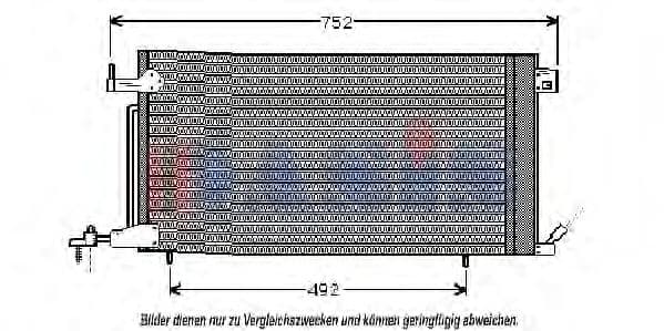 162310N Aks Dasis Радіатор кондиціонера
