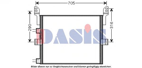 182028N Aks Dasis Радиатор кондиционера
